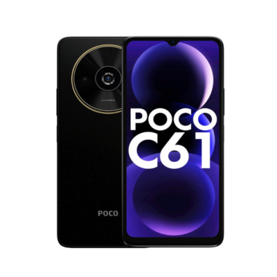 POCO C61 Diamond Dust Black 4GB RAM 64GB ROM