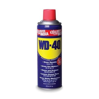 Pidilite WD-40, Multipurpose Spray, Rust Remover, Hinge Lubricant, Stain Remover, Degreaser, and Cleaning Agent, 420ml (341g)