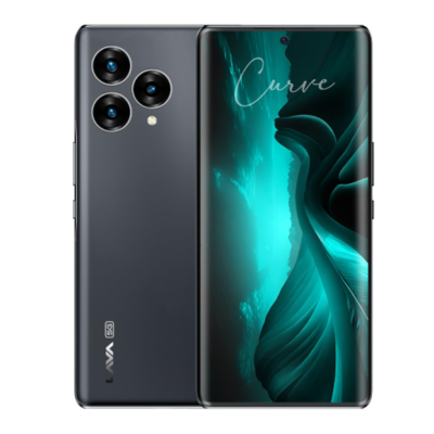 Lava Blaze Curve 5G (Glass Iron, 8GB LPDDR5 RAM, UFS 3.1 128GB Storage) | 120Hz Curved Amoled Display |2.6GHz Dimensity 7050 6nm Processor | 64 MP Primary Sony Sensor